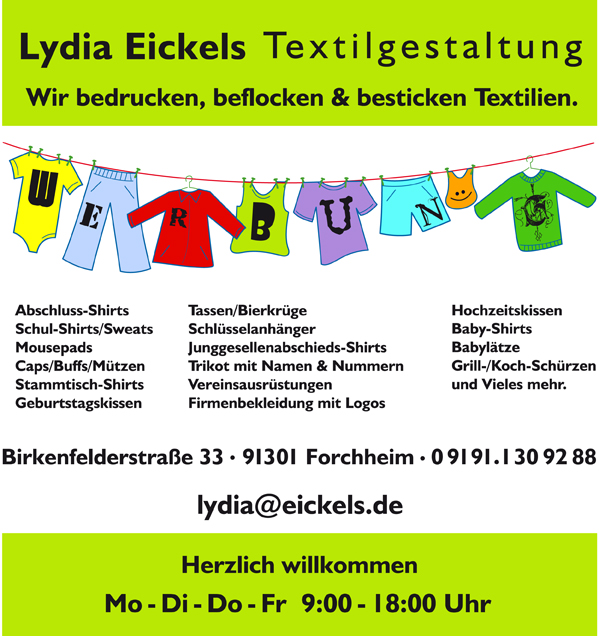 Lydia Eickels - Textilgestaltung
